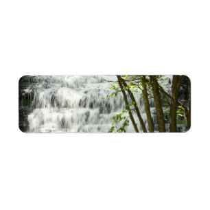 Wasserfall-Rücksendeadressen-Aufkleber