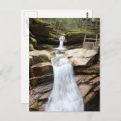 Wasserfall Sabbaday White Mountains Foto Postkarte (Vorne/Hinten)