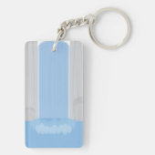 Wasserfall Schlüsselanhänger (Rückseite)