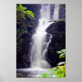 Wasserfall, Schottland Poster (Vorne)