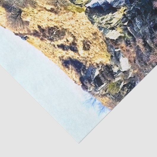 WASSERFALL SEIDENPAPIER (Detail)