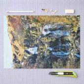 WASSERFALL SEIDENPAPIER (Handwerk)