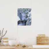 Wasserfall, Sequoia und Kings Canyon National Poster (Küche)