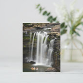 Wasserfall Serenity Postkarte (Stehend Vorderseite)