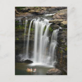 Wasserfall Serenity Postkarte (Vorderseite)