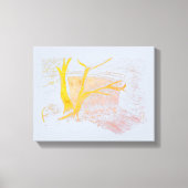 Wasserfall Silver Canvas Print Leinwanddruck (Vorderseite)