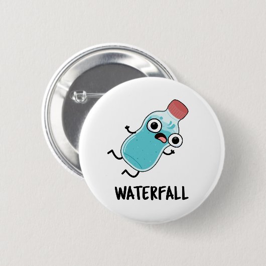 Wasserfall Sonnenwasserpuppe Button (Vorne & Hinten)
