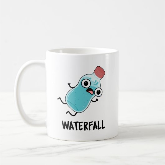 Wasserfall Sonnenwasserpuppe Kaffeetasse (Links)