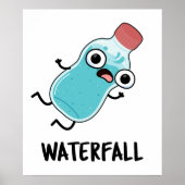 Wasserfall Sonnenwasserpuppe Poster (Vorne)