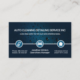 Wasserfall Spezial Icon Border Automotive Auto Was Visitenkarte