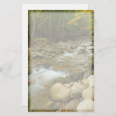 Wasserfall-Stationäre Briefpapier (Vorne/Hinten)