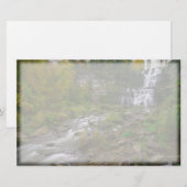 Wasserfall-Stationäre Briefpapier (Vorne/Hinten)