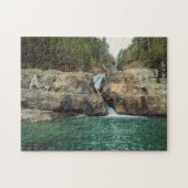 Wasserfall Strathcona Park Vancouver Island Puzzle (Horizontal)