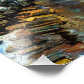 WASSERFALL-STROM FOTODRUCK (Ecke)