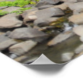 Wasserfall Svartifoss, Island Poster (Ecke)