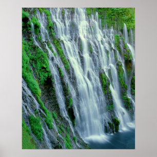 Wasserfall Szene, Kalifornien Poster