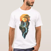 Wasserfall T-Shirt (Vorderseite)