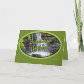 Wasserfall-Tagesanpassung Karte (Vorderseite)