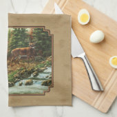 Wasserfall Tan Küchentuch (Viertel Falte)