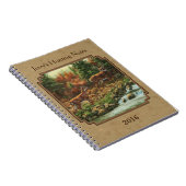 Wasserfall Tan Notizblock (Rechte Seite)