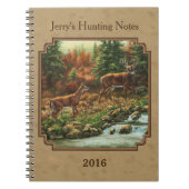 Wasserfall Tan Notizblock (Vorderseite)