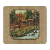 Wasserfall Tan Schneidebrett (Vorderseite)