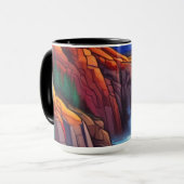 Wasserfall Tasse (Vorderseite Links)