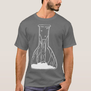 Wasserfall Test Tube Science Lineart Premium T-Shirt