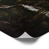 Wasserfall Tivoli — Tempel des Sibyl, Cole Poster (Ecke)