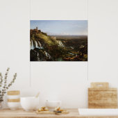 Wasserfall Tivoli — Tempel des Sibyl, Cole Poster (Küche)