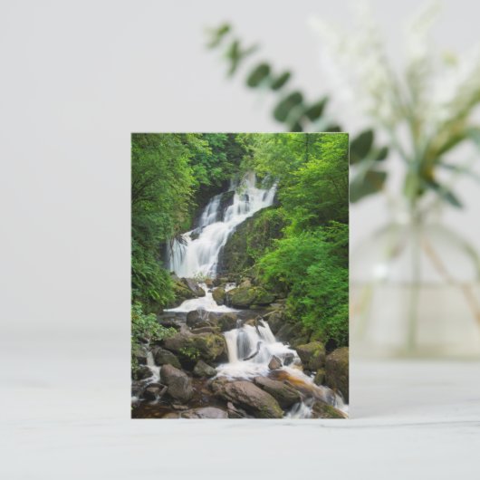 Wasserfall Torc landschaftlich, Irland Postkarte (Stehend Vorderseite)
