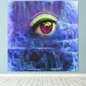 Wasserfall-Tränen Leinwanddruck (Insitu (Holzboden))