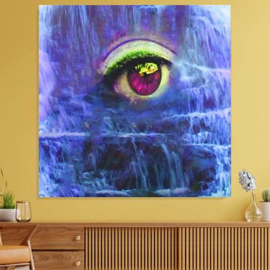 Wasserfall-Tränen Leinwanddruck (Insitu (Wohnzimmer))