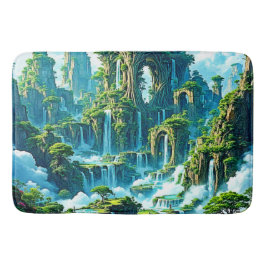 Wasserfall Trek Kingdom Dream Badematte