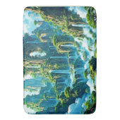 Wasserfall Trek Kingdom Dream Badematte (Vorderseite Vertikal)