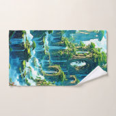 Wasserfall Trek Kingdom Dream Badhandtuch Set (Handtuch)