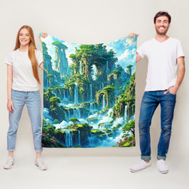 Wasserfall Trek Kingdom Dream Fleecedecke