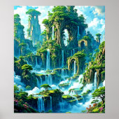 Wasserfall Trek Kingdom Dream Poster (Vorne)