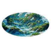 Wasserfall Trek Kingdom Dream Schneidebrett (Ecke)