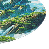 Wasserfall Trek Kingdom Dream Schneidebrett (Ecke)