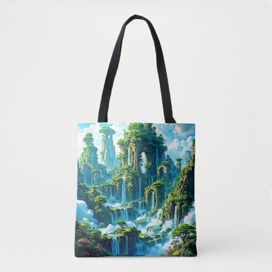 Wasserfall Trek Kingdom Dream Tasche (Vorderseite)