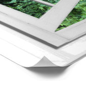 Wasserfall-Trompe l'oeil-Effekt-Imitat Fenster Ans Poster (Ecke)