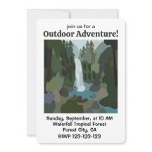 Wasserfall-Tropenwald-Outdoor-Abenteuer