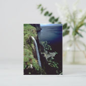 Wasserfall über die Felsen der Insel Skye, Sco Postkarte (Stehend Vorderseite)