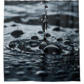 Wasserfall um Mitternacht Duschvorhang (Vorderseite)