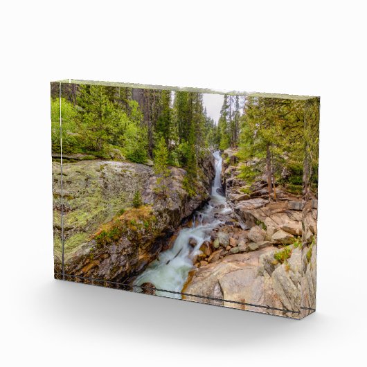 Wasserfall und Fluss Cascade Fotoblock (Rechts)