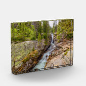 Wasserfall und Fluss Cascade Fotoblock (Links)