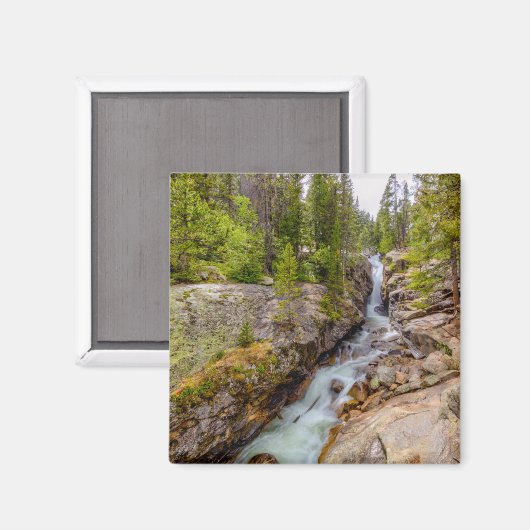 Wasserfall und Fluss Cascade Magnet (Vorderseite/Rückseite)