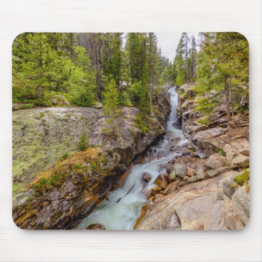 Wasserfall und Fluss Cascade Mousepad (Vorne)