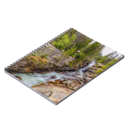 Wasserfall und Fluss Cascade Notizblock (Linke Seite)